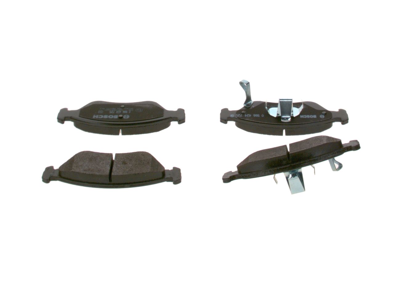 BOSCH 0 986 424 725 - Bremsbelagsatz, Scheibenbremse