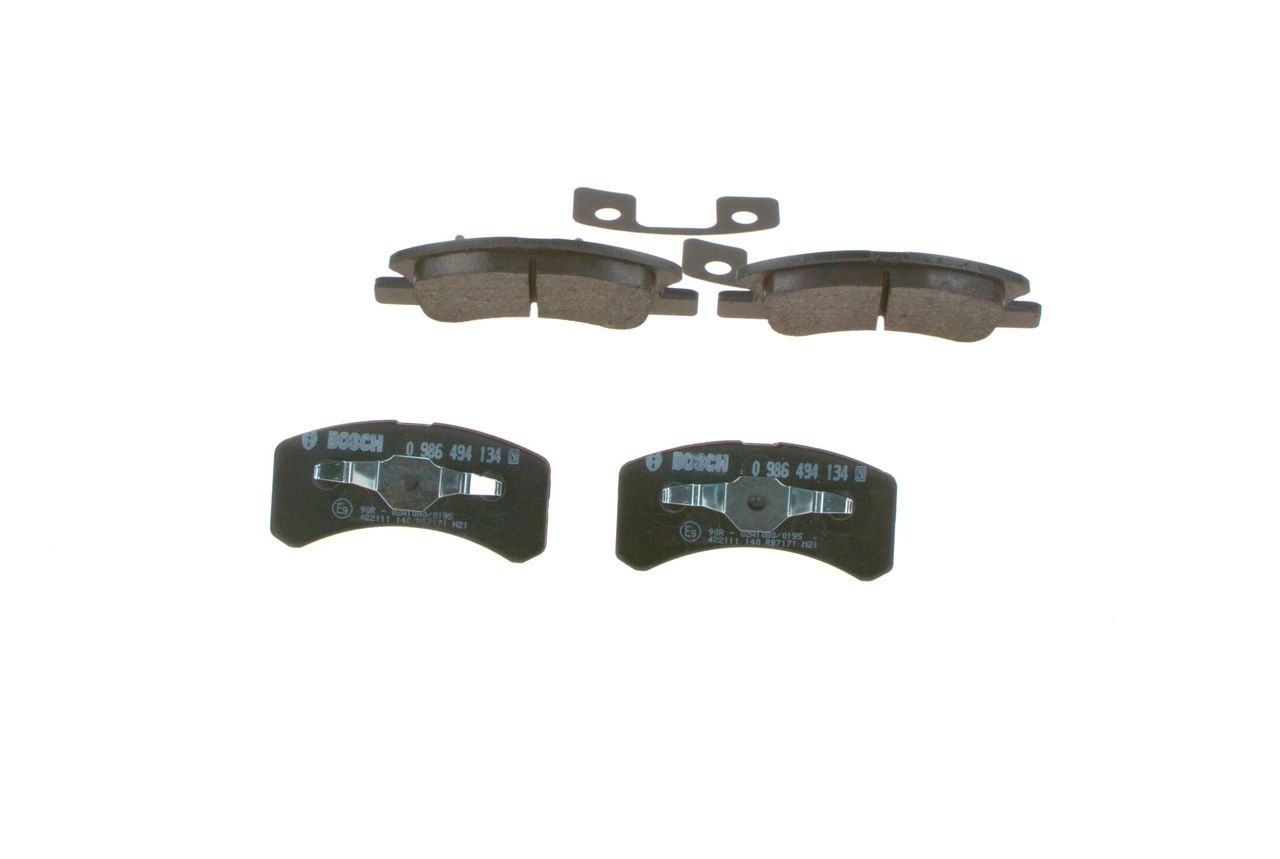 BOSCH 0 986 494 134 - Bremsbelagsatz, Scheibenbremse