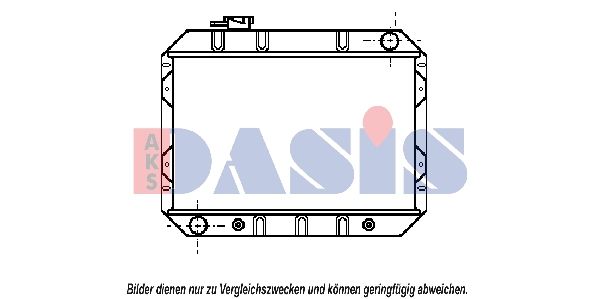 AKS DASIS 090230N - Kühler, Motorkühlung