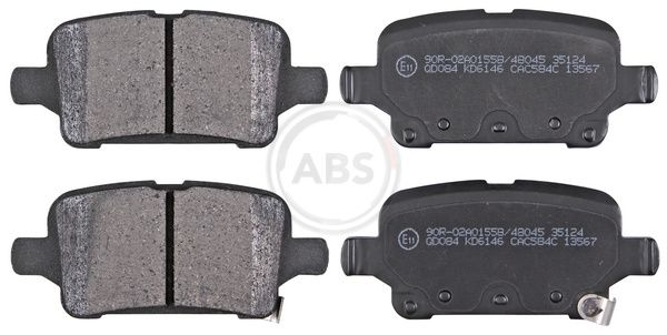 A.B.S. 35124 - Bremsbelagsatz, Scheibenbremse