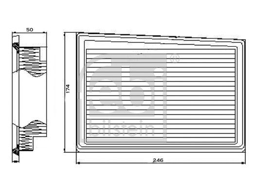 FEBI BILSTEIN 101665 - Luftfilter