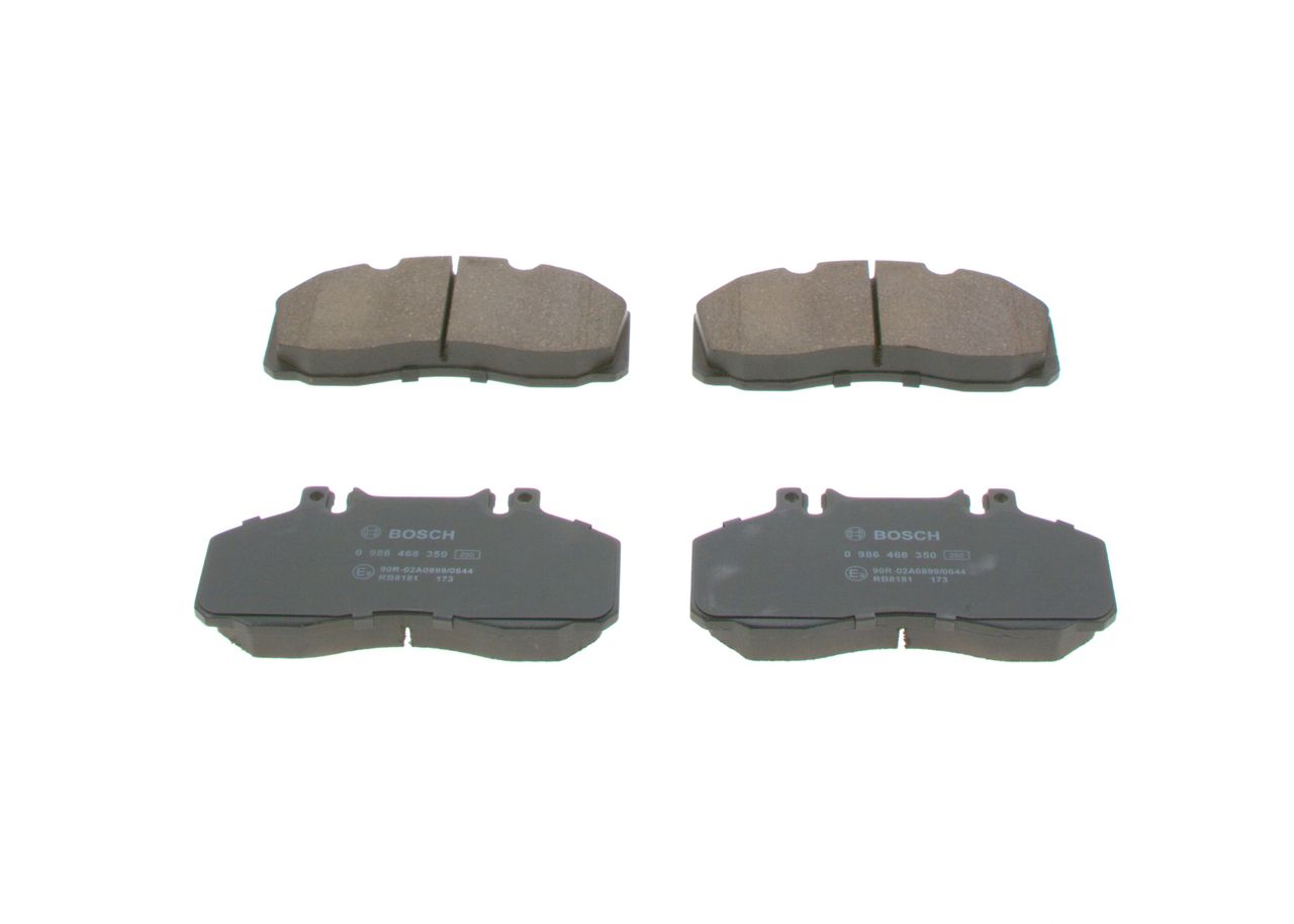 BOSCH 0 986 468 350 - Bremsbelagsatz, Scheibenbremse