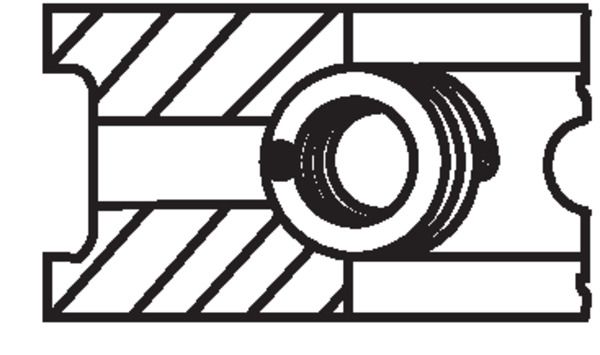 MAHLE 007 26 N0 - Kolbenringsatz