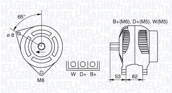 MAGNETI MARELLI 063377462010 - Generator