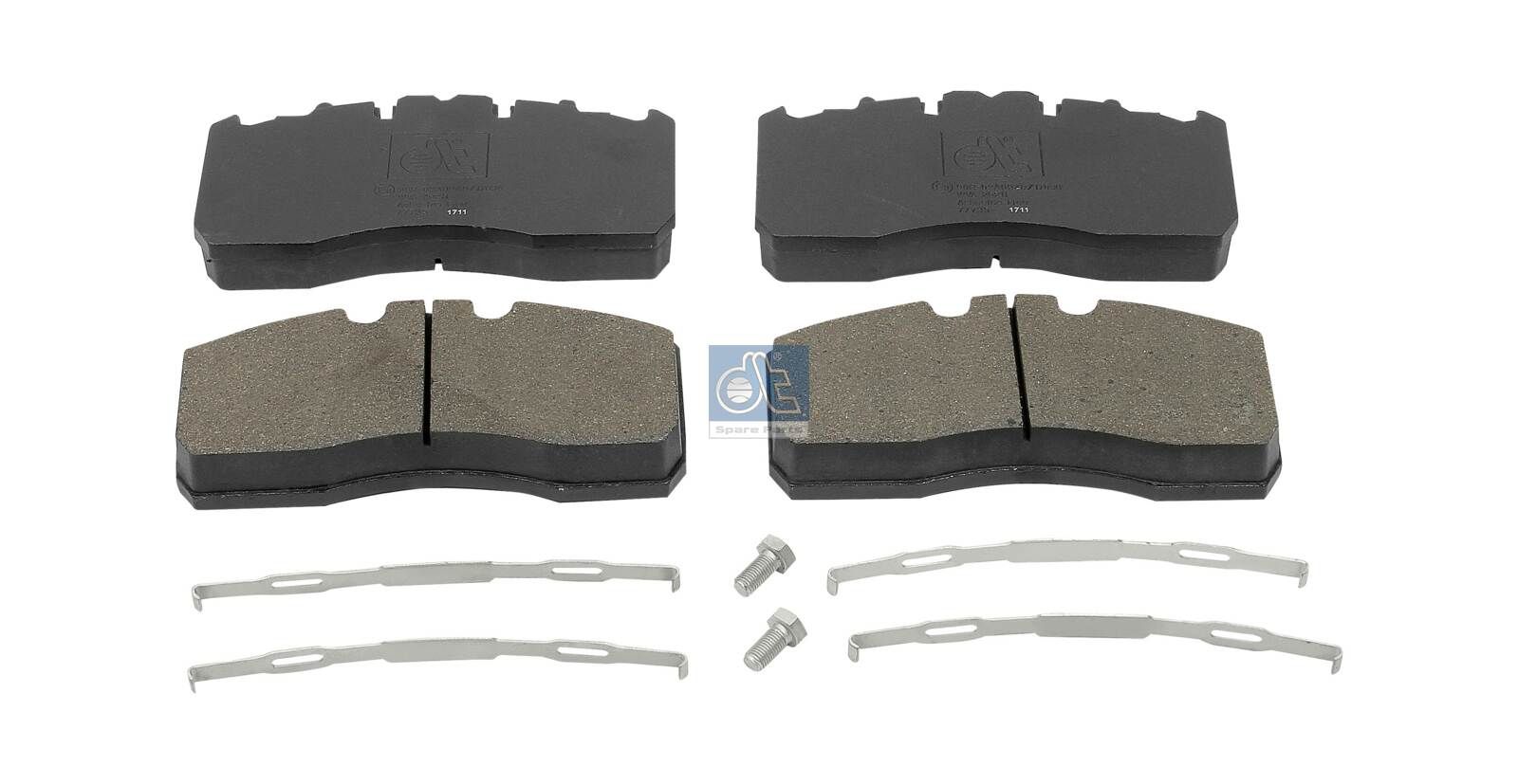 DT Spare Parts 10.24000 - Bremsbelagsatz, Scheibenbremse