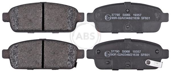 A.B.S. 37790 - Bremsbelagsatz, Scheibenbremse