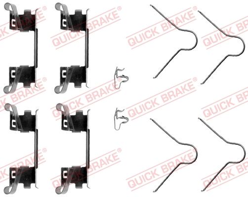 QUICK BRAKE 109-1254 - Zubehörsatz, Scheibenbremsbelag