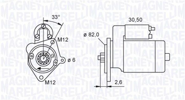 MAGNETI MARELLI 063721392010 - Starter