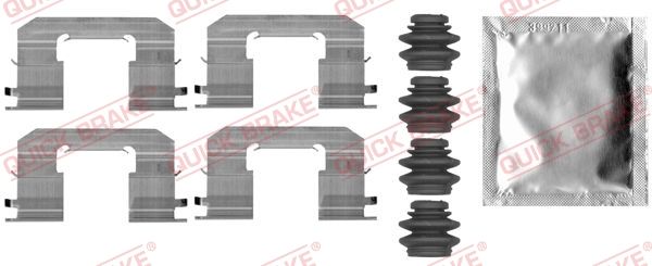 QUICK BRAKE 109-0006 - Zubehörsatz, Scheibenbremsbelag