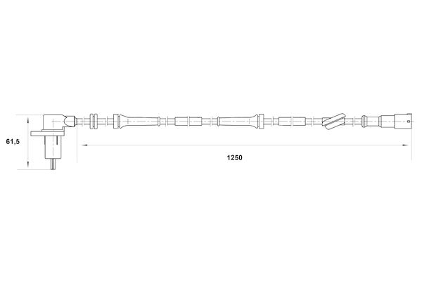 BOSCH 0 265 006 300 - Sensor, Raddrehzahl