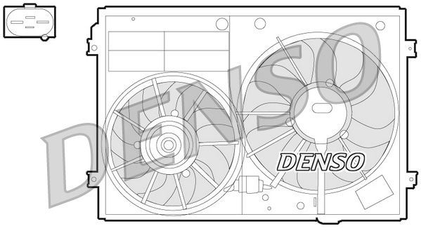 DENSO DER32012 - Lüfter, Motorkühlung