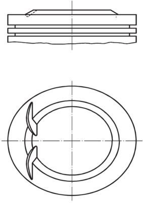 MAHLE 011 02 00 - Kolben