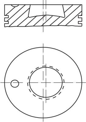 MAHLE 003 76 00 - Kolben