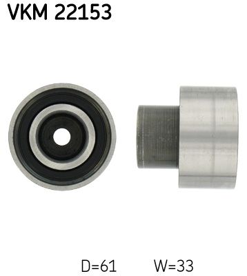 SKF VKM 22153 - Umlenk-/Führungsrolle, Zahnriemen