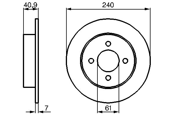 BOSCH 0 986 479 104 - Bremsscheibe