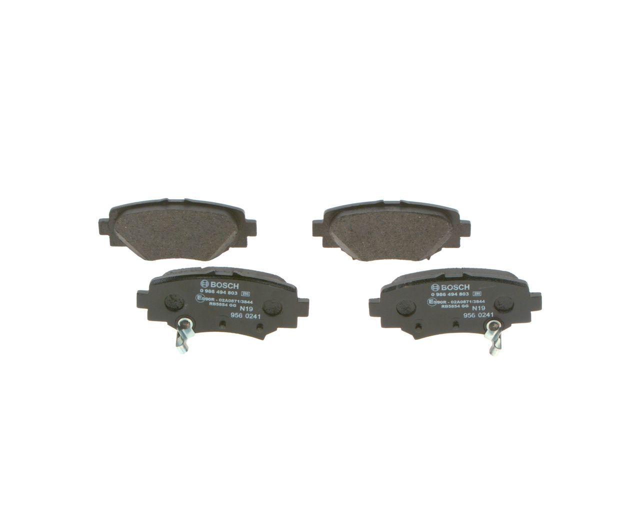 BOSCH 0 986 494 803 - Bremsbelagsatz, Scheibenbremse