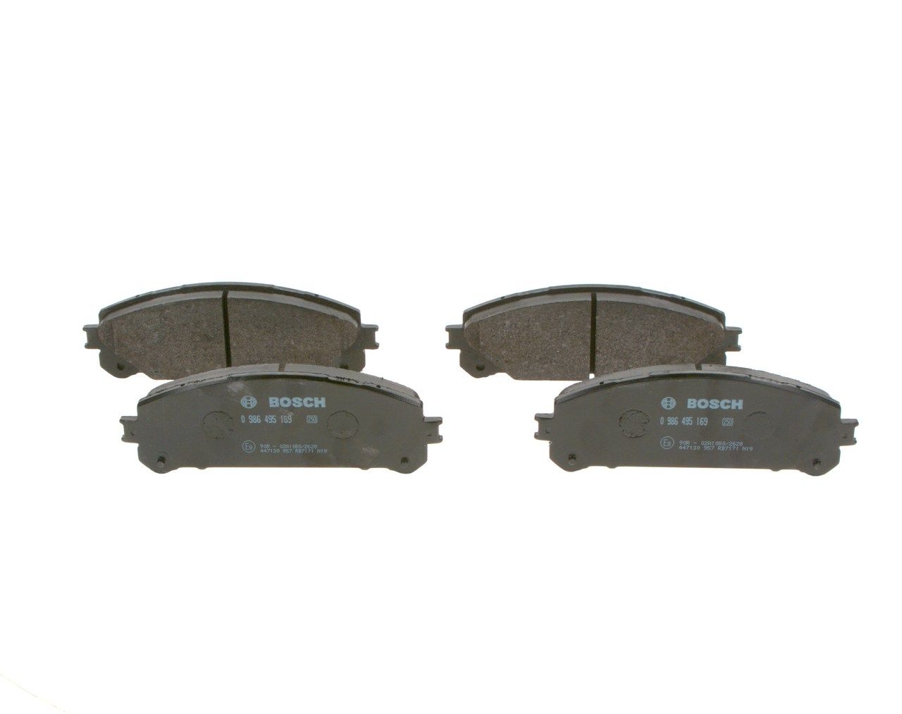 BOSCH 0 986 495 169 - Bremsbelagsatz, Scheibenbremse
