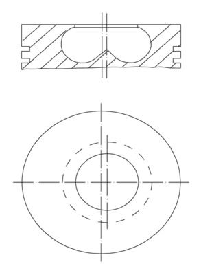 MAHLE 007 04 00 - Kolben