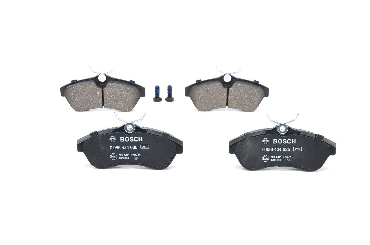 BOSCH 0 986 424 635 - Bremsbelagsatz, Scheibenbremse