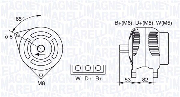 MAGNETI MARELLI 063377461010 - Generator
