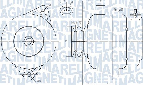 MAGNETI MARELLI 063731724010 - Generator