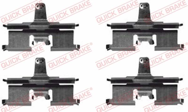 QUICK BRAKE 109-1692 - Zubehörsatz, Scheibenbremsbelag