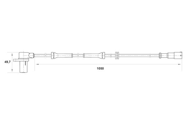 BOSCH 0 265 006 414 - Sensor, Raddrehzahl