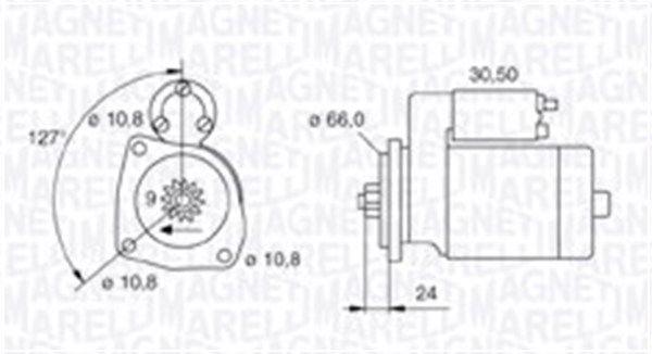 MAGNETI MARELLI 063721242010 - Starter