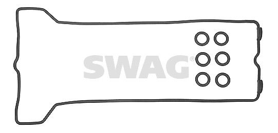 SWAG 10 91 1431 - Dichtungssatz, Zylinderkopfhaube
