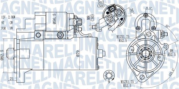 MAGNETI MARELLI 063721165010 - Starter