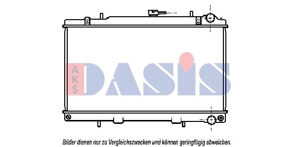 AKS DASIS 071940N - Kühler, Motorkühlung