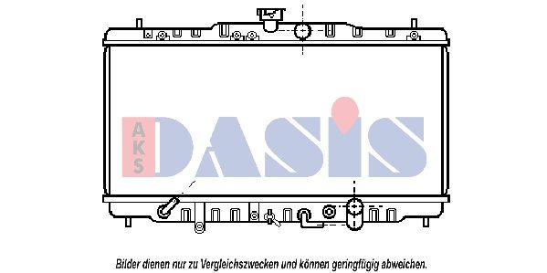 AKS DASIS 100450N - Kühler, Motorkühlung