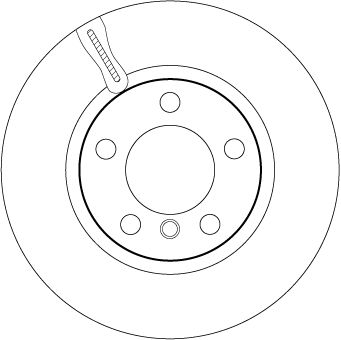 TRW DF6143S - Bremsscheibe