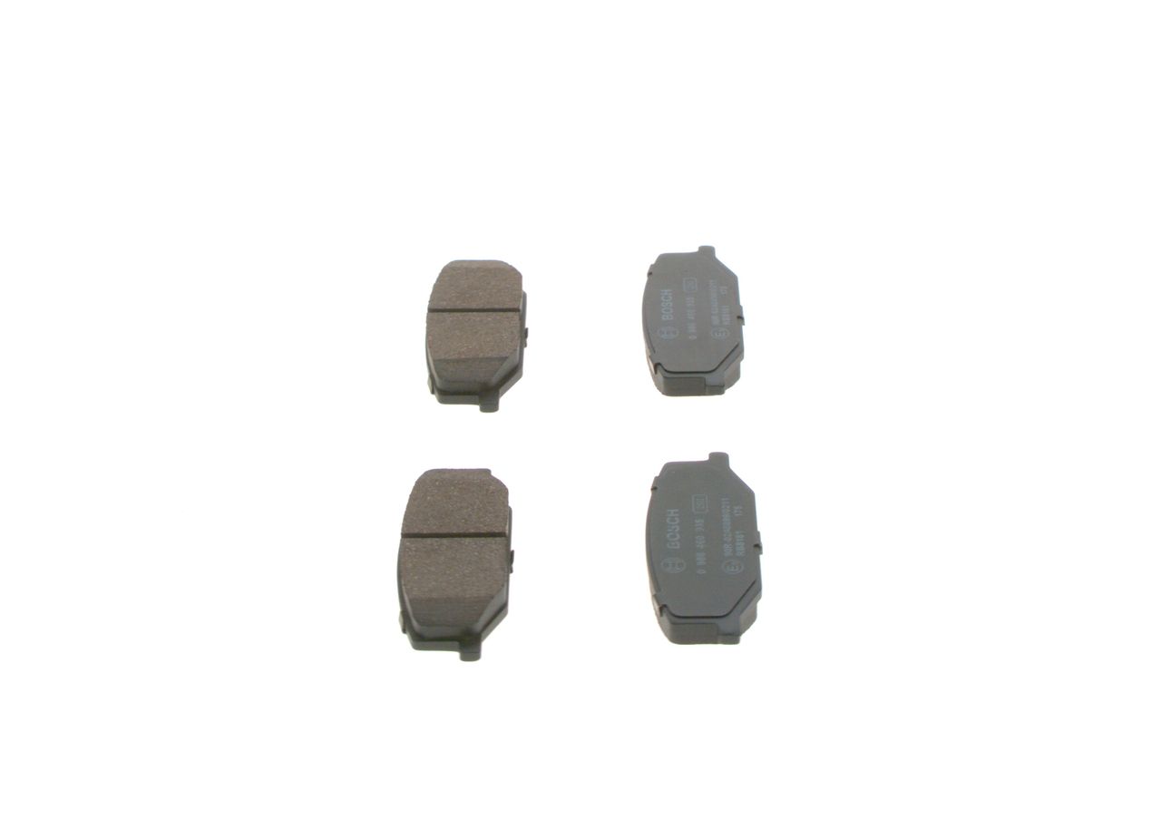BOSCH 0 986 460 935 - Bremsbelagsatz, Scheibenbremse
