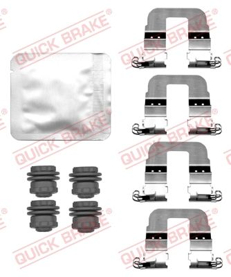 QUICK BRAKE 109-0106 - Zubehörsatz, Scheibenbremsbelag
