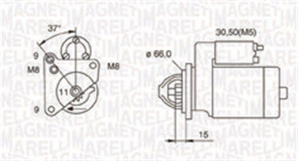 MAGNETI MARELLI 063721260010 - Starter