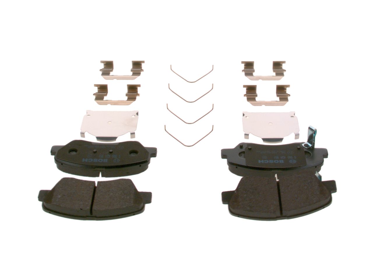 BOSCH 0 986 424 951 - Bremsbelagsatz, Scheibenbremse