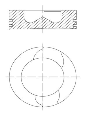 MAHLE 061 52 00 - Kolben