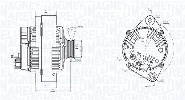 MAGNETI MARELLI 063731318010 - Generator