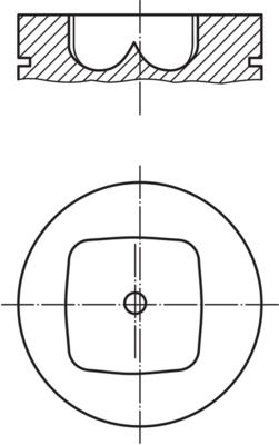MAHLE 043 80 00 - Kolben