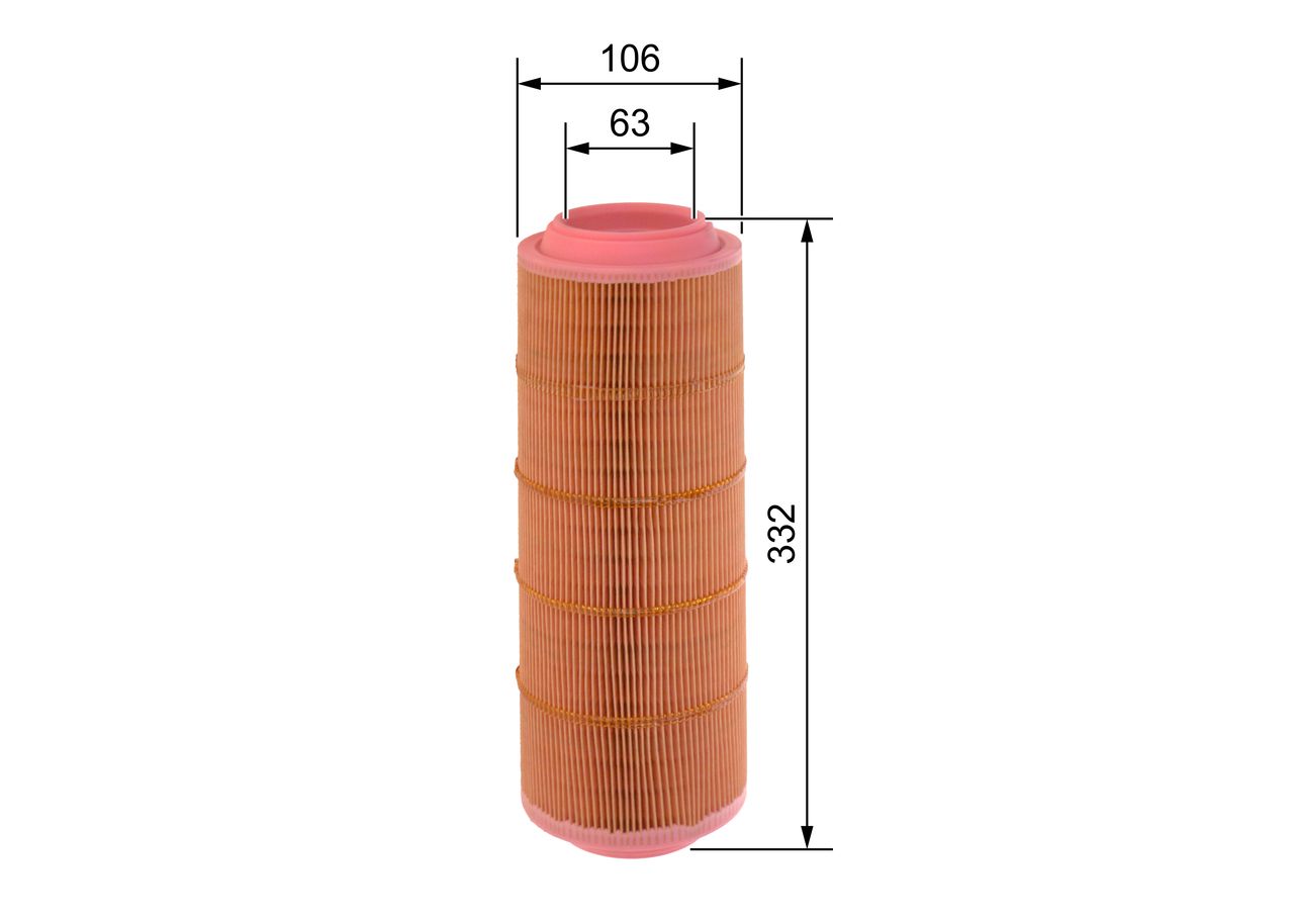 BOSCH 1 457 433 069 - Luftfilter