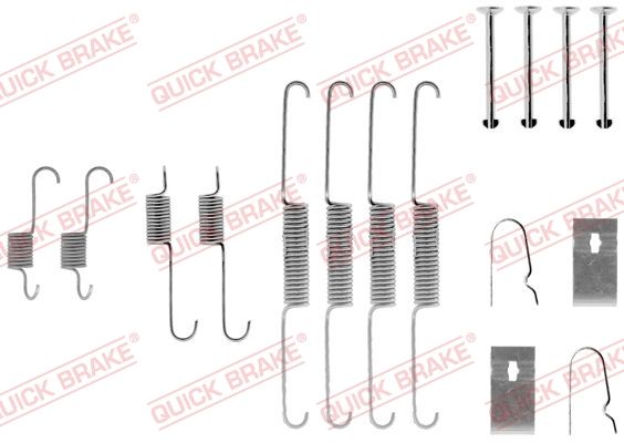 QUICK BRAKE 105-0782 - Zubehörsatz, Bremsbacken