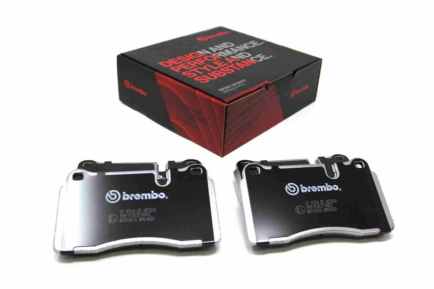 BREMBO 07.B314.83 - Hochleistungs-Bremsbelagsatz