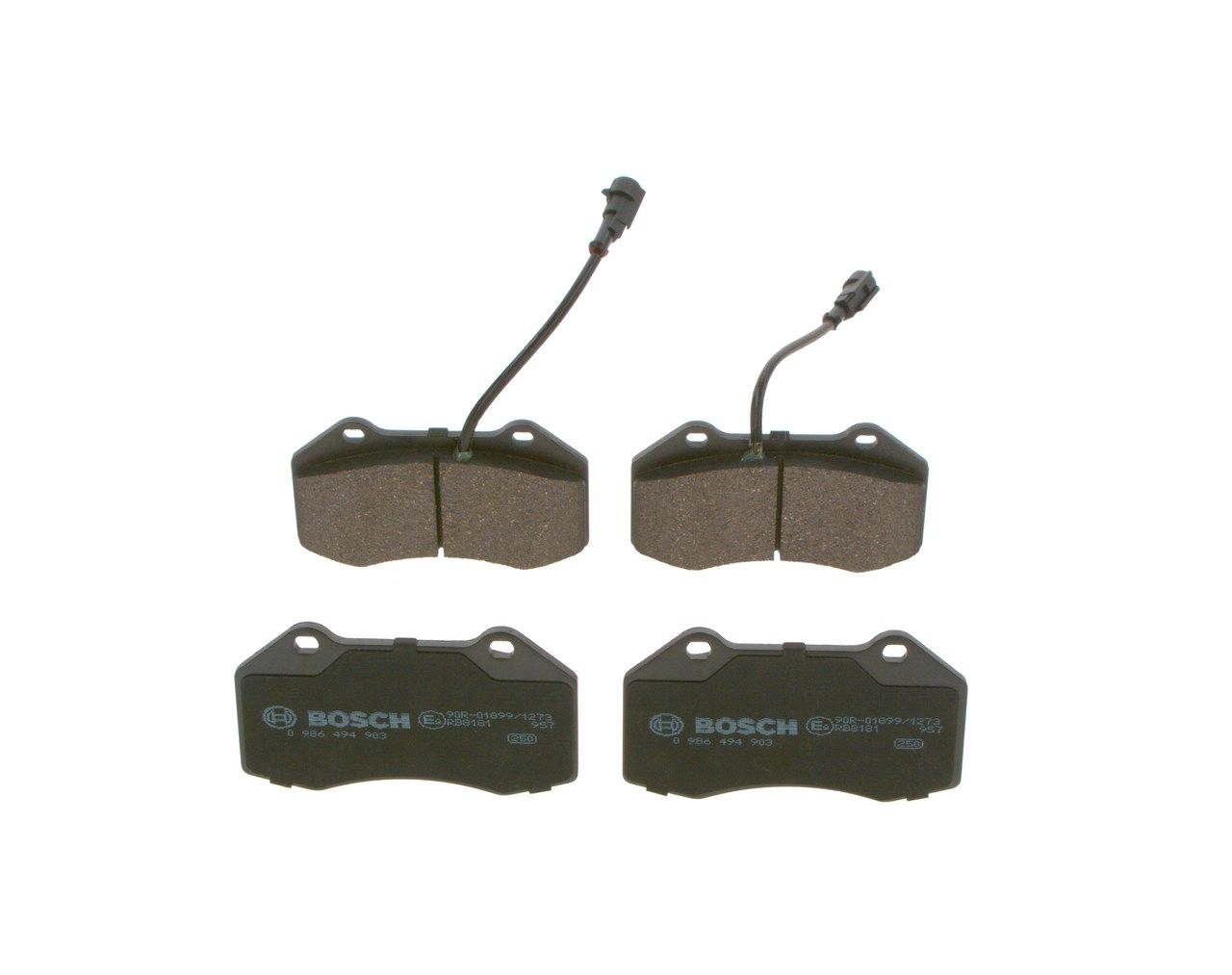 BOSCH 0 986 494 903 - Bremsbelagsatz, Scheibenbremse