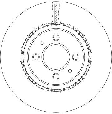 TRW DF6904 - Bremsscheibe