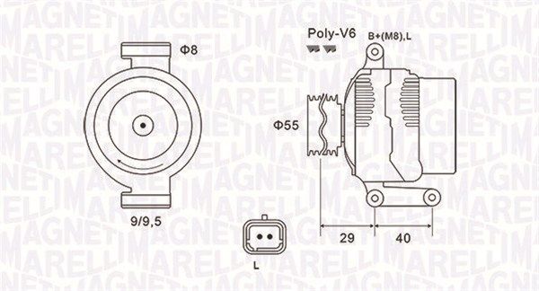 MAGNETI MARELLI 063731484010 - Generator