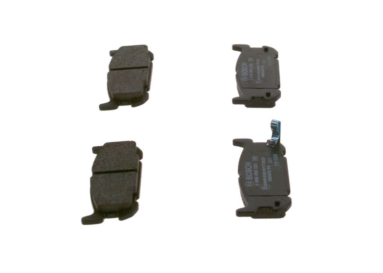 BOSCH 0 986 494 226 - Bremsbelagsatz, Scheibenbremse