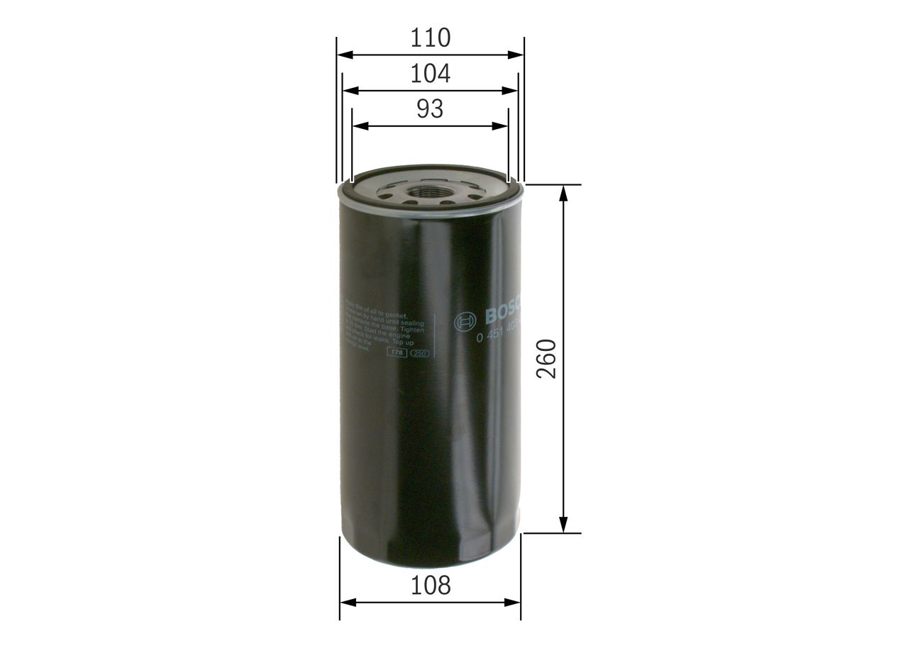 BOSCH 0 451 403 001 - Ölfilter