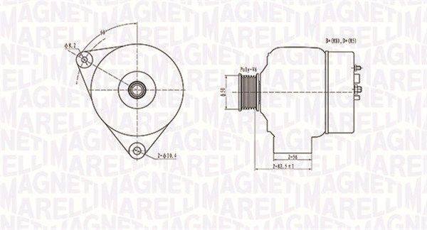 MAGNETI MARELLI 063731301010 - Generator