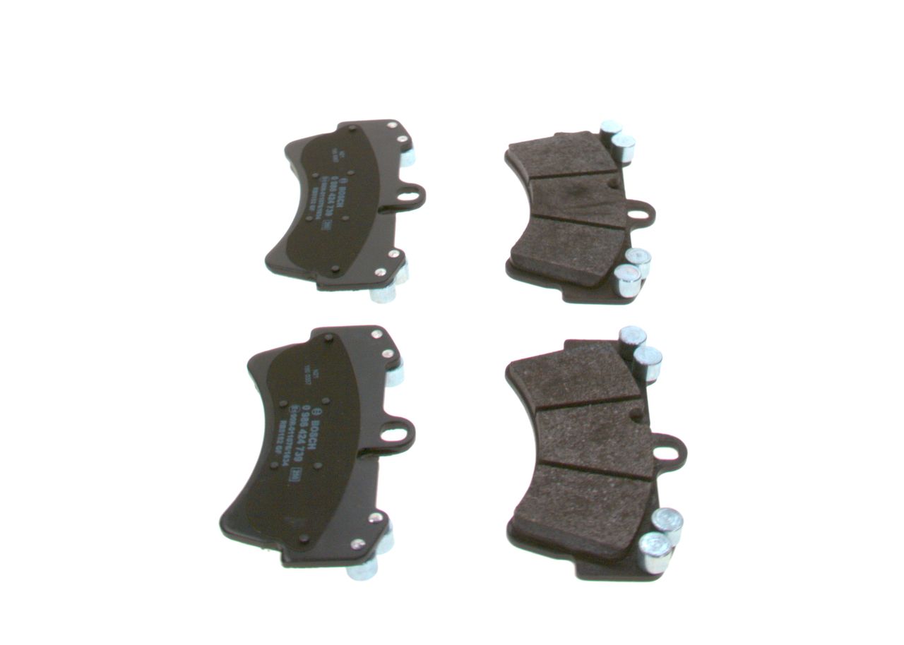 BOSCH 0 986 424 739 - Bremsbelagsatz, Scheibenbremse